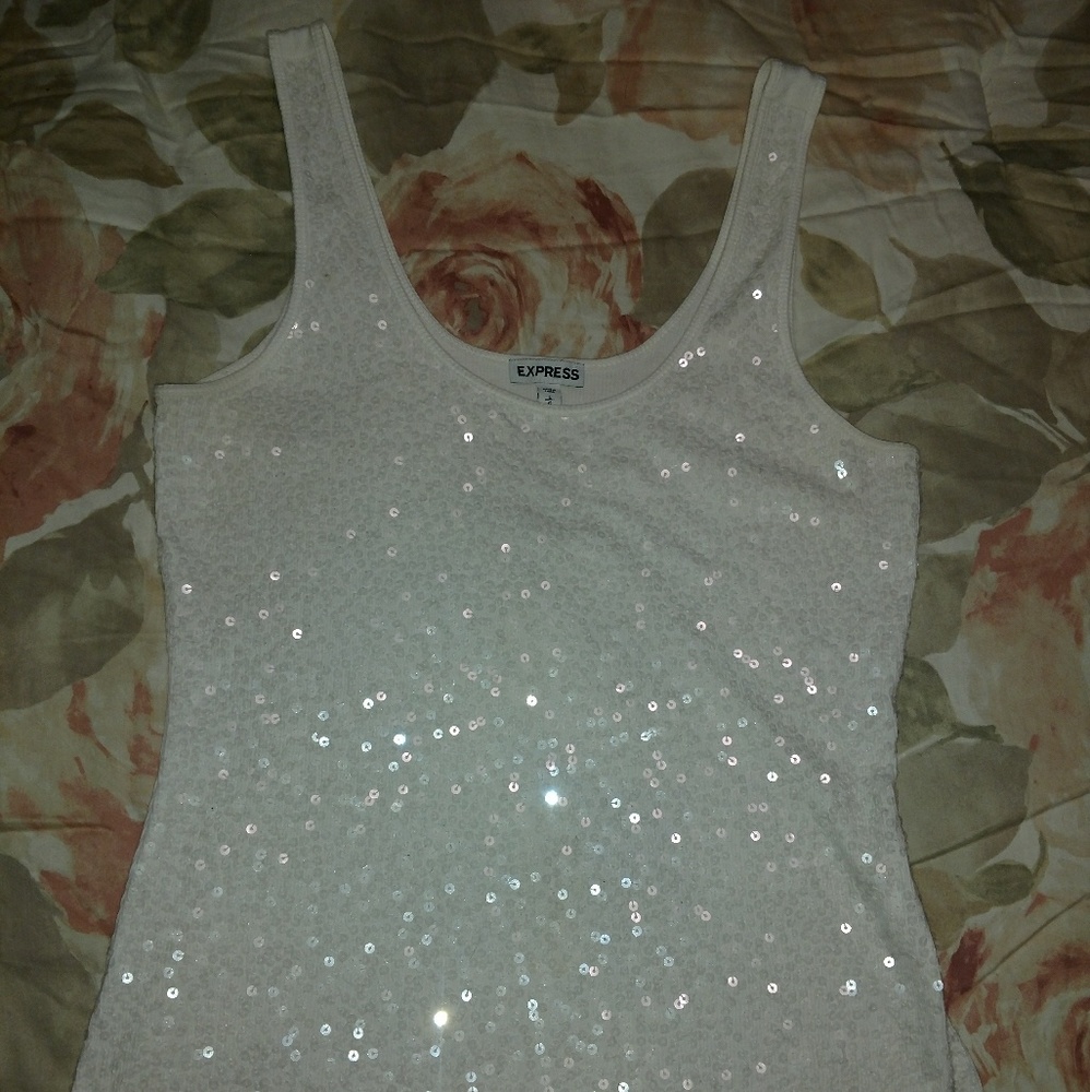 Express sequin tank